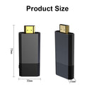 Wecast C8 256M Wireless Display Dongle Anycast DLNA AirPlay Mirror HDMI-Compatible TV Stick, Support Android(Black)