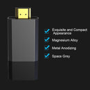 Wecast C8 256M Wireless Display Dongle Anycast DLNA AirPlay Mirror HDMI-Compatible TV Stick, Support Android(Black)
