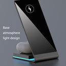 Y21 2 in 1 Mobile Phone Magnetic Wireless Charger 15W Fast Charging Bracket For IPhone & IPad(Silver)