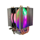 COOL STORM CT-4U-9cm Heat Pipe Dual-Tower CPU Radiator Copper Pipe 9 Cm Fan For Intel/AMD Platform Specificationï¼š Aurora Single Fan 3 Line