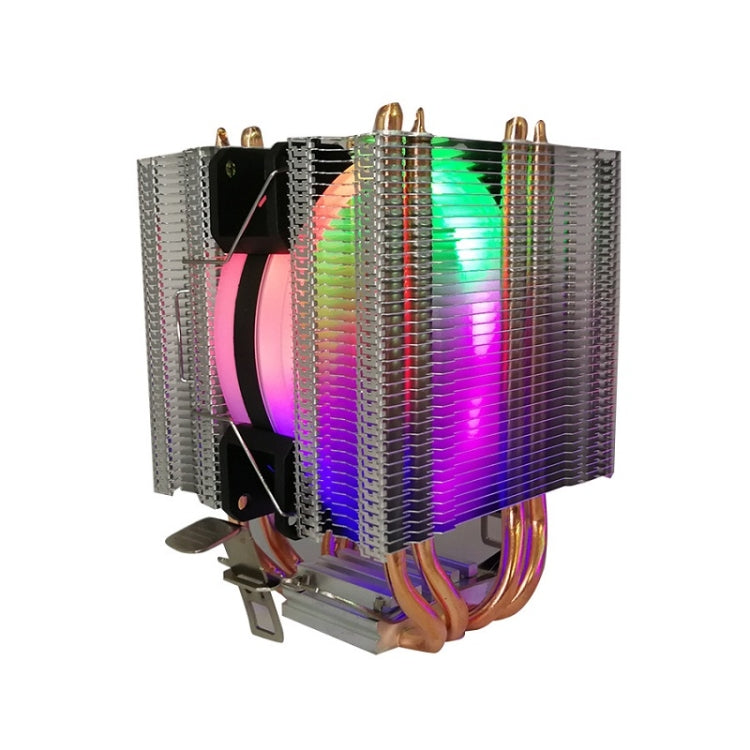 COOL STORM CT-4U-9cm Heat Pipe Dual-Tower CPU Radiator Copper Pipe 9 Cm Fan For Intel/AMD Platform Specificationï¼š Aurora Single Fan 3 Line