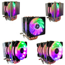 COOL STORM CT-4U-9cm Heat Pipe Dual-Tower CPU Radiator Copper Pipe 9 Cm Fan For Intel/AMD Platform Specificationï¼š Aurora Double Fan 3 Line