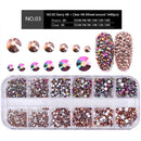 Nail Flat-back AB Crystal Strass 3D Charm Gems DIY Manicure Nail Art Decorations(03)