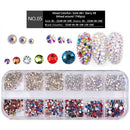 Nail Flat-back AB Crystal Strass 3D Charm Gems DIY Manicure Nail Art Decorations(05)