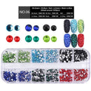Nail Flat-back AB Crystal Strass 3D Charm Gems DIY Manicure Nail Art Decorations(06)