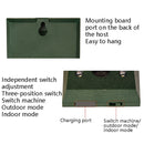 Ultrasonic Mouse Repeller Solar Outdoor Animal Repeller(Dark Green)