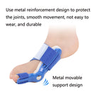 2 PCS Thumb Valgus Corrector Big Toe Valgus Orthopedic Corrector(Blue)