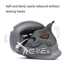 Male Sports Shoes Breathable Flying Weave Mesh Casual Shoes, Size: 45(ZM-56 Black)