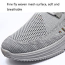 Male Sports Shoes Breathable Flying Weave Mesh Casual Shoes, Size: 45(ZM-67 Red)