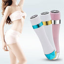 4 In 1 Electric Shaver Home Eyebrow Knife Massage Import Cleansing Instrument(Blue)