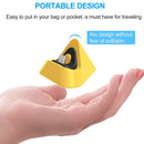 2 PCS DOBE TNS-19062 Host Charging Bottom Portable Triangle Game Console Charger For Switch / Lite(Yellow)