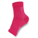 Foot Anti Fatigue Compression Foot Sleeve for Man and Women, Size:L/XL(Rose Red)