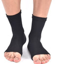 Foot Anti Fatigue Compression Foot Sleeve for Man and Women, Size:L/XL(Pure Black)