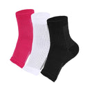 Foot Anti Fatigue Compression Foot Sleeve for Man and Women, Size:L/XL(Pure Skin Color)