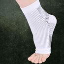 Foot Anti Fatigue Compression Foot Sleeve for Man and Women, Size:L/XL(Pure Skin Color)