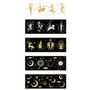 88988 Colorful Bronzing Washi Tape Starry Sky Hand Account Tape(Star Hot Stamping 5)