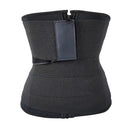 158 Sports Fitness Burst Sweat Belt Abdomen Wrap And Waist Belt, Size: XXXL(Black)