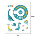 5 PCS 5 in 1 DIY Cute Cartoon Camera Stickers Set for Fujifilm Instax mini 11(Space Animals Series )