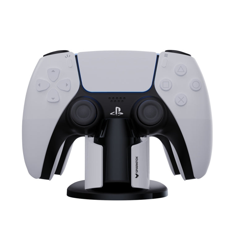 SPARKFOX W20P508 Dual Charger With Contacts Wireless Handle Charger For PS5, Style: Charger+Data Cable