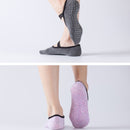 Cotton Backless Ballet Yoga Socks with Straps, Size:One Size(Light Pink)