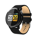 Q8 OLED Color Screen Fashion Smart Watch IP67 Waterproof, Support Heart Rate Monitor / Blood Pressure Oxygen / Fitness Tracker(Black)