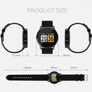 Q8 OLED Color Screen Fashion Smart Watch IP67 Waterproof, Support Heart Rate Monitor / Blood Pressure Oxygen / Fitness Tracker(Silver Steel Strap)