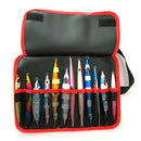 Road Sub-Bait Tool Bag Fishing Accessories Portable Storage Bag Waterproof Foldable Lead Fish Bag(Yellow Black)