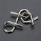 8 PCS / Set Metal Puzzle Toy Intelligence Buckle for Kids Education Developmental Toys