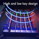 Skylion H600 1600dpi 104-Keys Wired Luminous Keyboard Manipulator Gaming Keyboard, Colour: Keyboard (Pink)