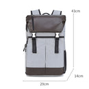 C3081 Camera Computer Shoulder Digital Camera Bag Large Capacity Photography Backpack(Light Grey)