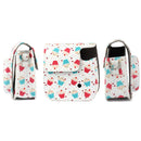 Full Body Camera PU Leather Case Bag with Strap for FUJIFILM instax mini 9 / mini 8+ / mini 8(Ice Cream Cake)