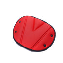 Car Seat Safety Belt Cover Sturdy Adjustable Triangle Safety Seat Belt Pad Clips Child Protection(Red)