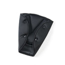 Car Seat Safety Belt Cover Sturdy Adjustable Triangle Safety Seat Belt Pad Clips Child Protection(Black)