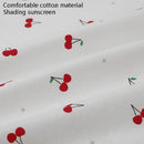 Car Curtains Cotton Car Suction Cup Sunshade Sun Protection Thermal Curtain(Coffee Dot)
