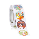 5 Rolls Christmas Gift Sticker Decoration Label Sealing Sticker(HA134)