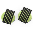 5 Pairs Plantar Fascia Heel Pad Arch Support Insole Heel Pain Relief And Shock Absorption Orthosis, Size: Free Size(Green Black)