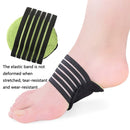 5 Pairs Plantar Fascia Heel Pad Arch Support Insole Heel Pain Relief And Shock Absorption Orthosis, Size: Free Size(Green Black)