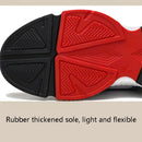 TL203 Couple Style Sports Shoes Breathable Thick Bottom Man Casual Shoes, Size: 40(Male Red)