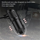 Car Cigarette Lighter Multi-Function Mobile Phone Charging USB Car Charge 12/24V Adapter Plug(Black Blue)