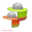 Construction Site Outdoor Construction Foldable Reflective Safety Sun Hat, Size: One Size(Fluorescent Yellow)