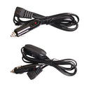 Car Compressor Refrigerator Line 12/24V Semiconductor Refrigerator Power Cord Cigarette Lighter Line, Specification: With Switch 1m