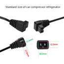 Car Compressor Refrigerator Line 12/24V Semiconductor Refrigerator Power Cord Cigarette Lighter Line, Specification: Without Switch 2m