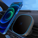 Car Magnetic Wireless Charging Mobile Phone Holder(Gray)