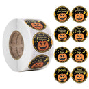2 Rolls Candy Gift Envelope Label Pumpkin Halloween Sticker, Size: 1 Inch / 2.5cm(As Show)