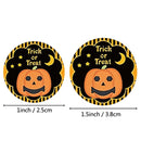 2 Rolls Candy Gift Envelope Label Pumpkin Halloween Sticker, Size: 1 Inch / 2.5cm(As Show)