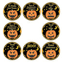 2 Rolls Candy Gift Envelope Label Pumpkin Halloween Sticker, Size: 1 Inch / 2.5cm(As Show)
