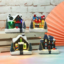Home Luminous Hut Christmas Decoration Gift(C Style)
