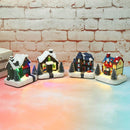 Home Luminous Hut Christmas Decoration Gift(C Style)