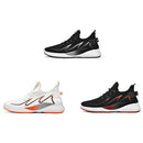 TL-601 Flying Weaving Couple Shoes Man Low-top Breathable Shoes, Size: 41(Black Gray)