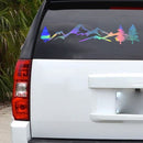 2 PCS D-791 Mountain Forest Car Sticker SUV Off-Road Vehicle Body Sticker Rear Windshield Car Sticker (Colour)